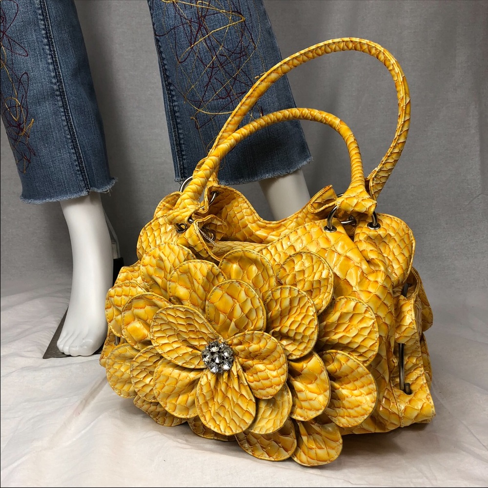 Bright Mustard Yellow Purse